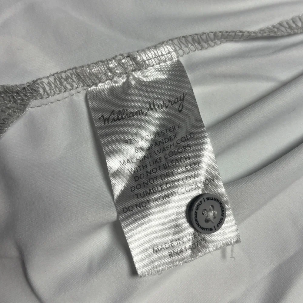 William Murray Camo Golf Polo Men L Gray Course all over Print Performance Shirt - Picture 9 of 9